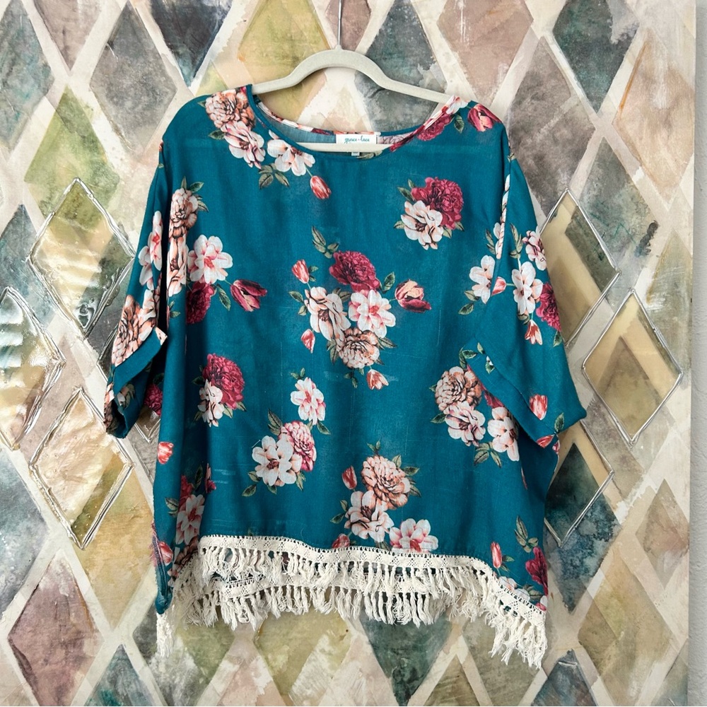 Grace and Lace Floral Tunic